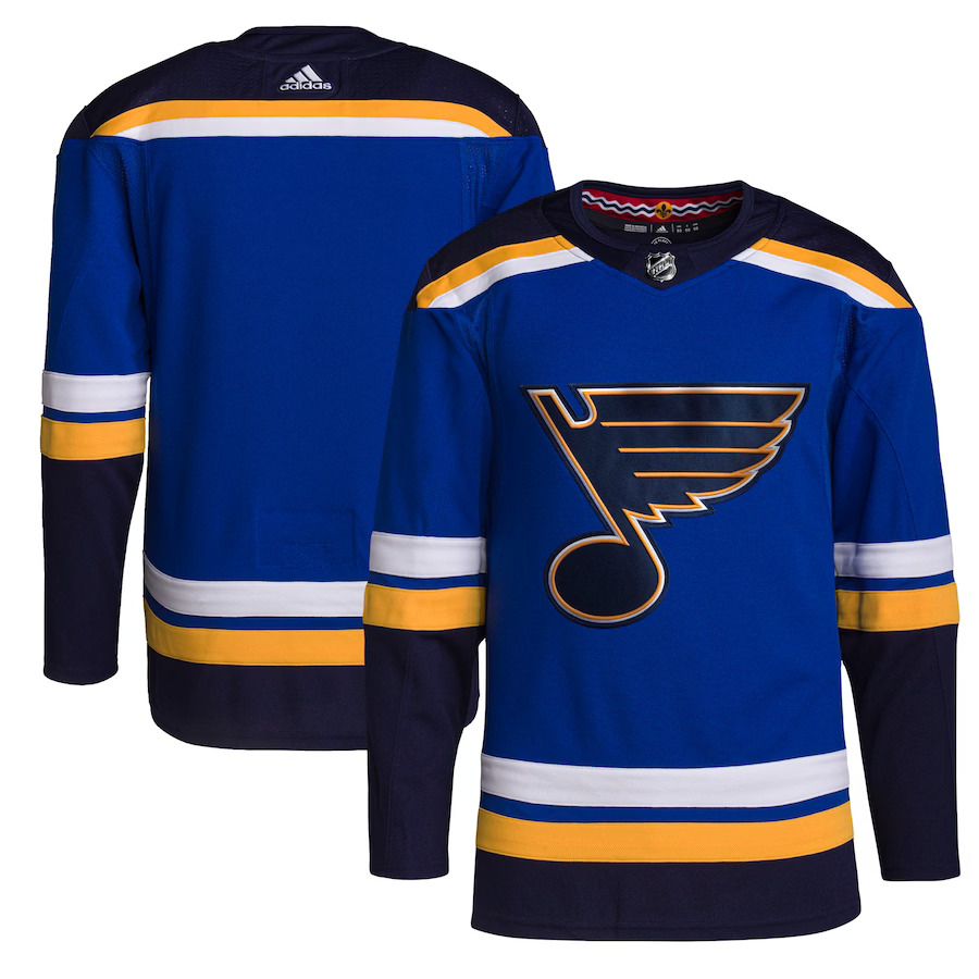 Men St. Louis Blues adidas Royal Home Authentic Pro NHL Jersey->st.louis blues->NHL Jersey